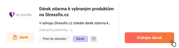 Jak využít slevu Stressfix.cz
