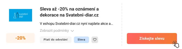 Jak využít slevu Svatebni-diar.cz