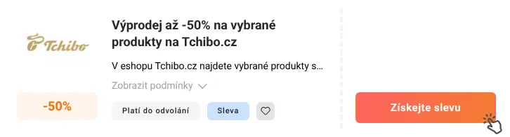 Jak využít slevu Tchibo.cz