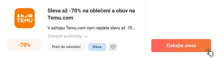 Jak využít slevu Temu.com