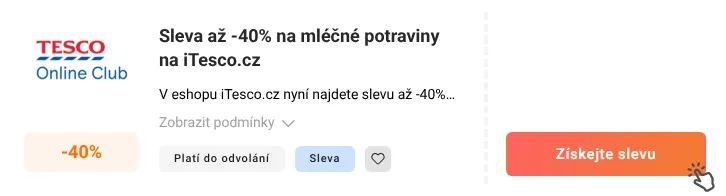 Jak využít slevu iTesco.cz