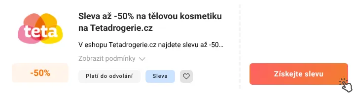 Jak využít slevu Tetadrogerie.cz