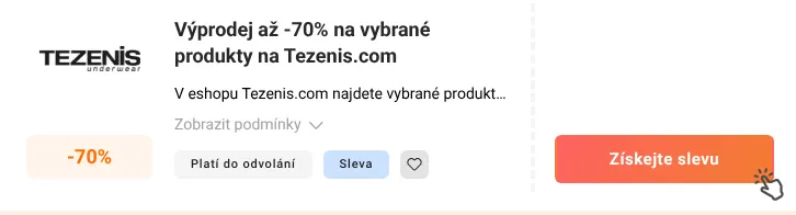 Jak využít slevu Tezenis.com