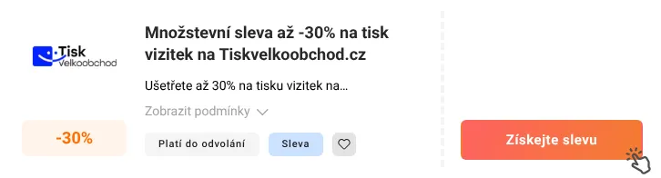 Jak využít slevu Tiskvelkoobchod.cz