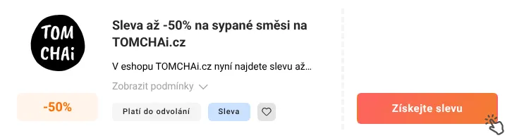 Jak využít slevu TOMCHAi.cz