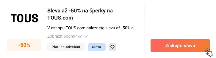 Jak využít slevu TOUS.com