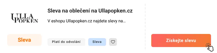 Jak využít slevu Ullapopken.cz