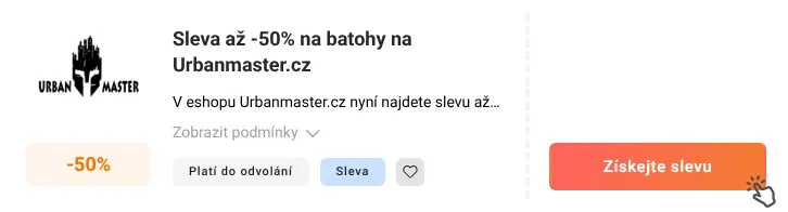 Jak využít slevu Urbanmaster.cz