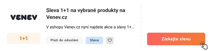Jak využít slevu Venev.cz