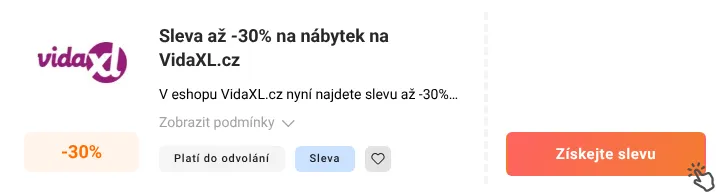 Jak využít slevu VidaXL.cz