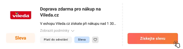 Jak využít slevu Vileda.cz