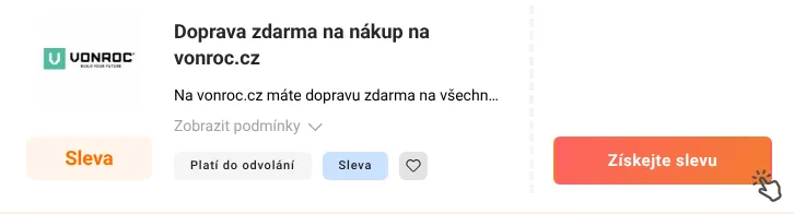 Jak využít slevu Vonroc.cz