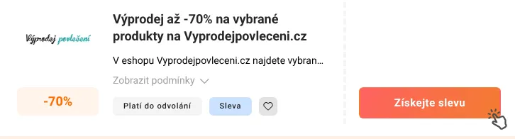 Jak využít slevu Vyprodejpovleceni.cz