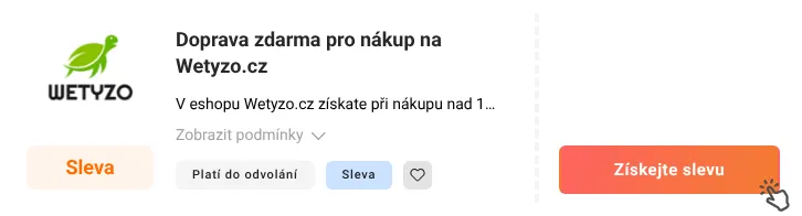 Jak využít slevu Wetyzo.cz