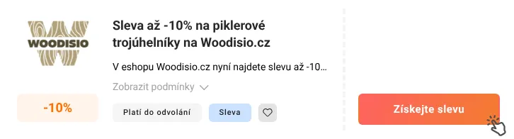 Jak využít slevu Woodisio.cz