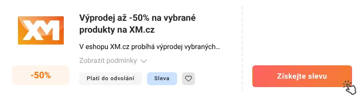Jak využít slevu XM.cz