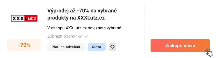 Jak využít slevu XXXLutz.cz
