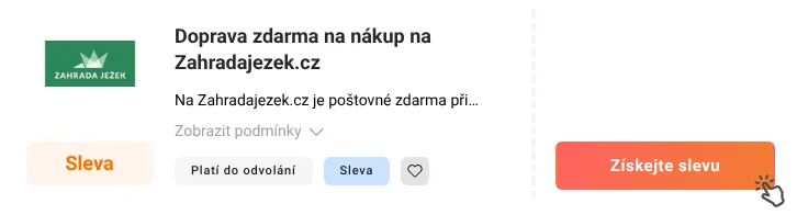 Jak využít slevu Zahradajezek.cz