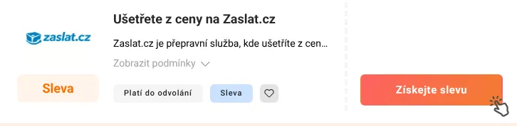 Jak využít slevu Zaslat.cz