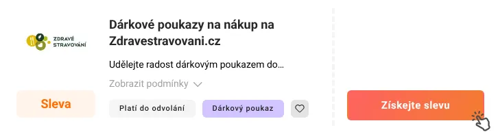 Jak využít slevu Zdravestravovani.cz