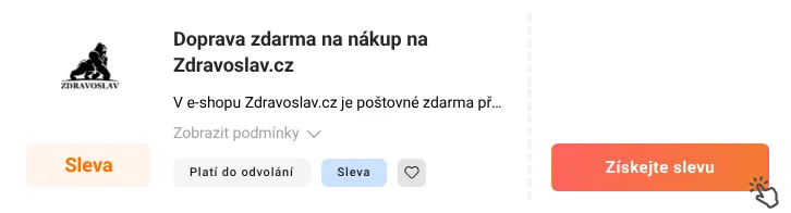 Jak využít slevu Zdravoslav.cz