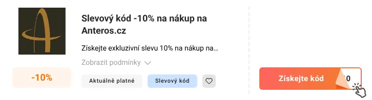 Jak využít slevový kupón Anteros.cz