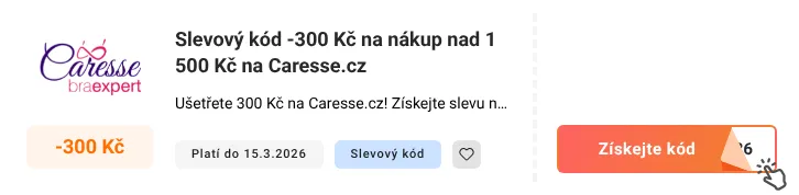 Jak využít slevový kód Caresse.cz