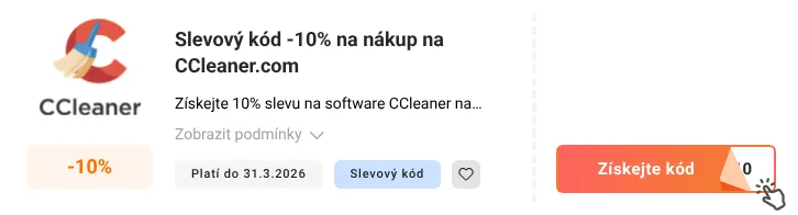 Jak využít slevový kód CCleaner.com