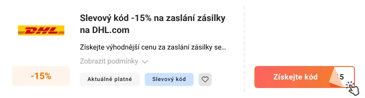 Jak využít slevový kód DHL.com
