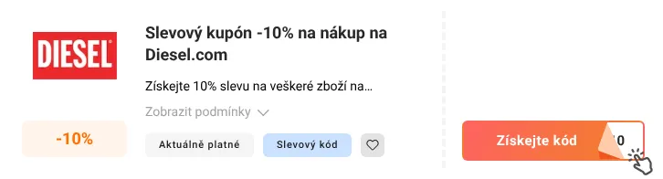 Jak využít slevový kód Diesel.com