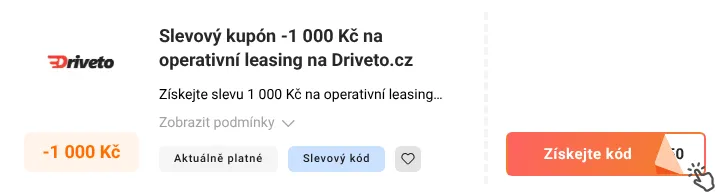 Jak využít promo kód Driveto.cz