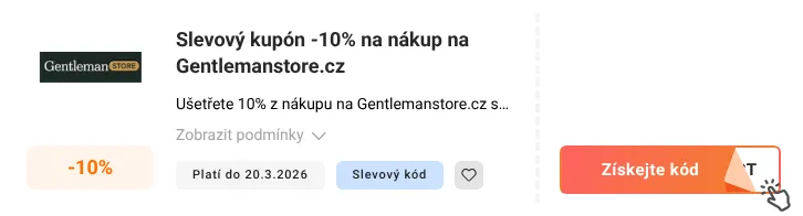 Jak využít slevový kód Gentlemanstore.cz