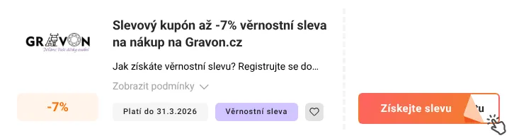 Jak využít slevový kupón Gravon.cz