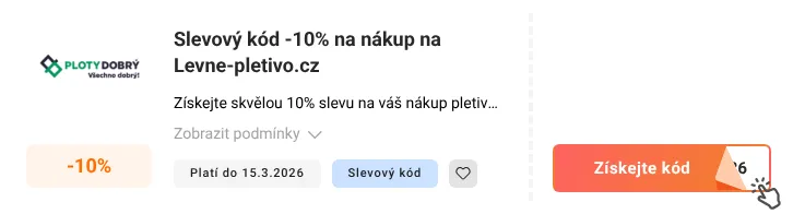 Jak využít slevový kupón Levne-pletivo.cz