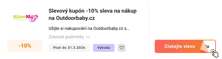 Jak využít slevový kupón Outdoorbaby.cz