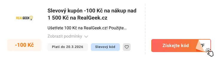 Jak využít slevový kód RealGeek.cz