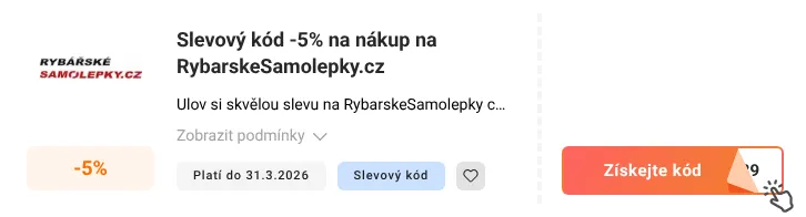 Jak využít slevový kupón RybarskeSamolepky.cz