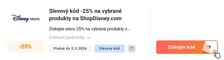 Jak využít slevový kód ShopDisney.com