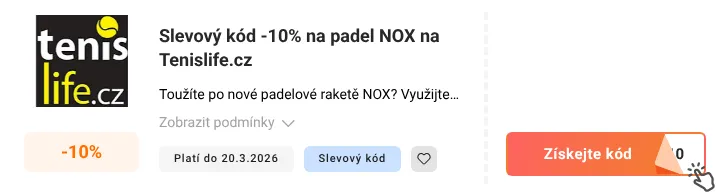 Jak využít slevový kód Tenislife.cz