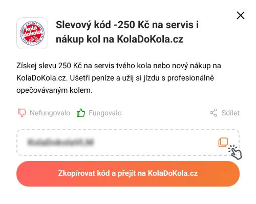Návod jak zkopírovat slevový kupón KolaDoKola.cz
