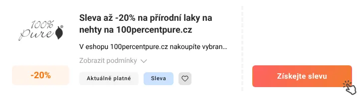 Jak využít slevu 100percentpure.cz