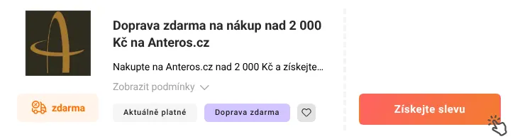 Jak využít slevu Anteros.cz