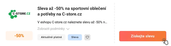 Jak využít slevu C-store.cz