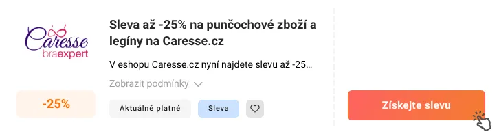 Jak využít slevu Caresse.cz