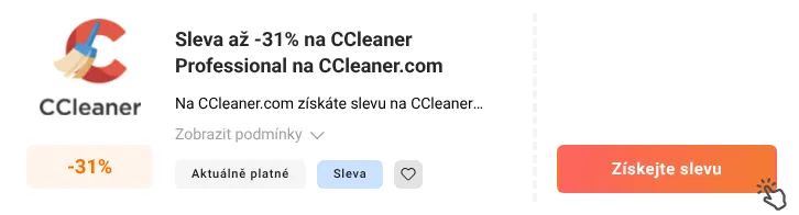 Jak využít slevu CCleaner.com