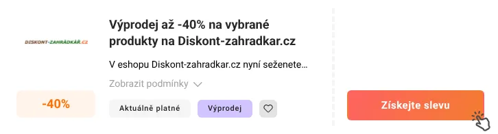 Jak využít slevu Diskont-zahradkar.cz
