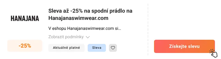 Jak využít slevu Hanajanaswimwear.com