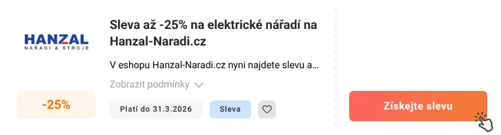 Jak využít slevu Hanzal-Naradi.cz