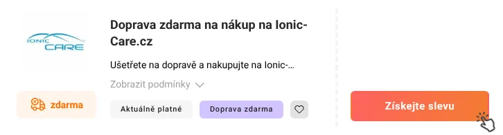 Jak využít slevu Ionic-Care.cz