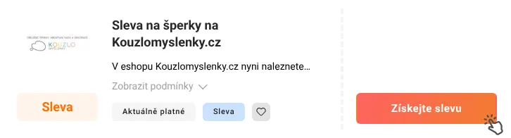 Jak využít slevu Kouzlomyslenky.cz